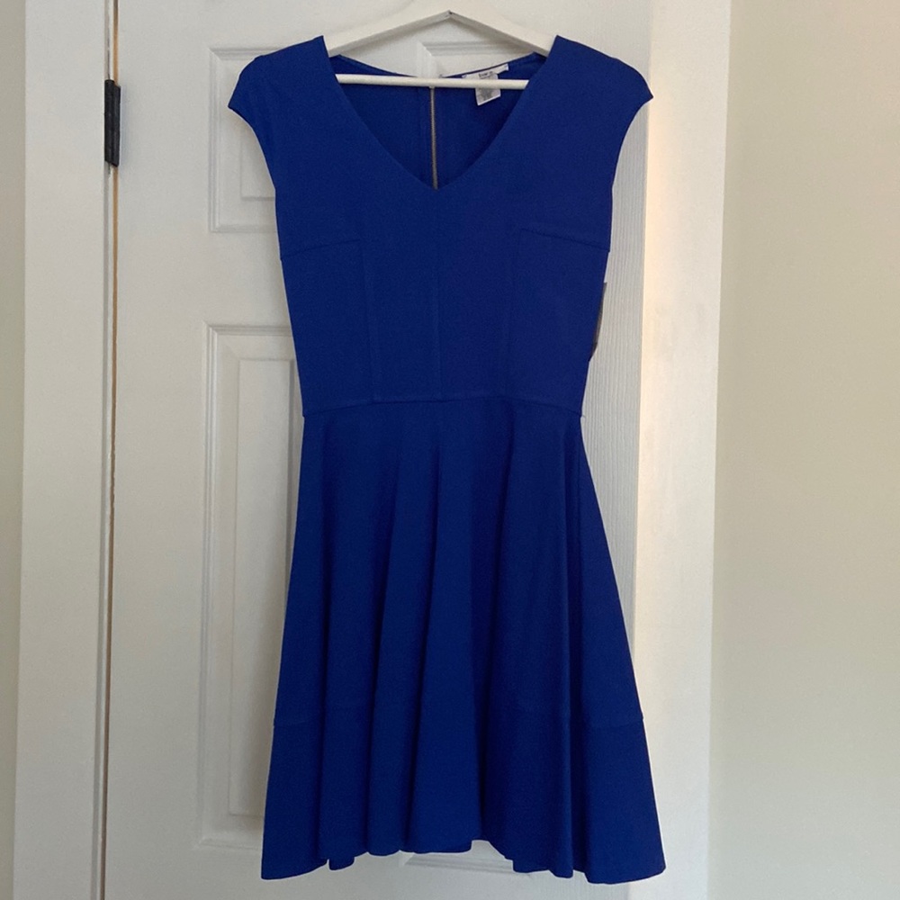 Bar III Small a-line royal blue dress